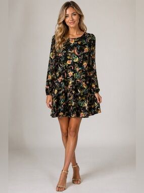 Ann Taylor LOFT Birds Of Paradise Paisley Floral Shift Dress Multicolor Size 10